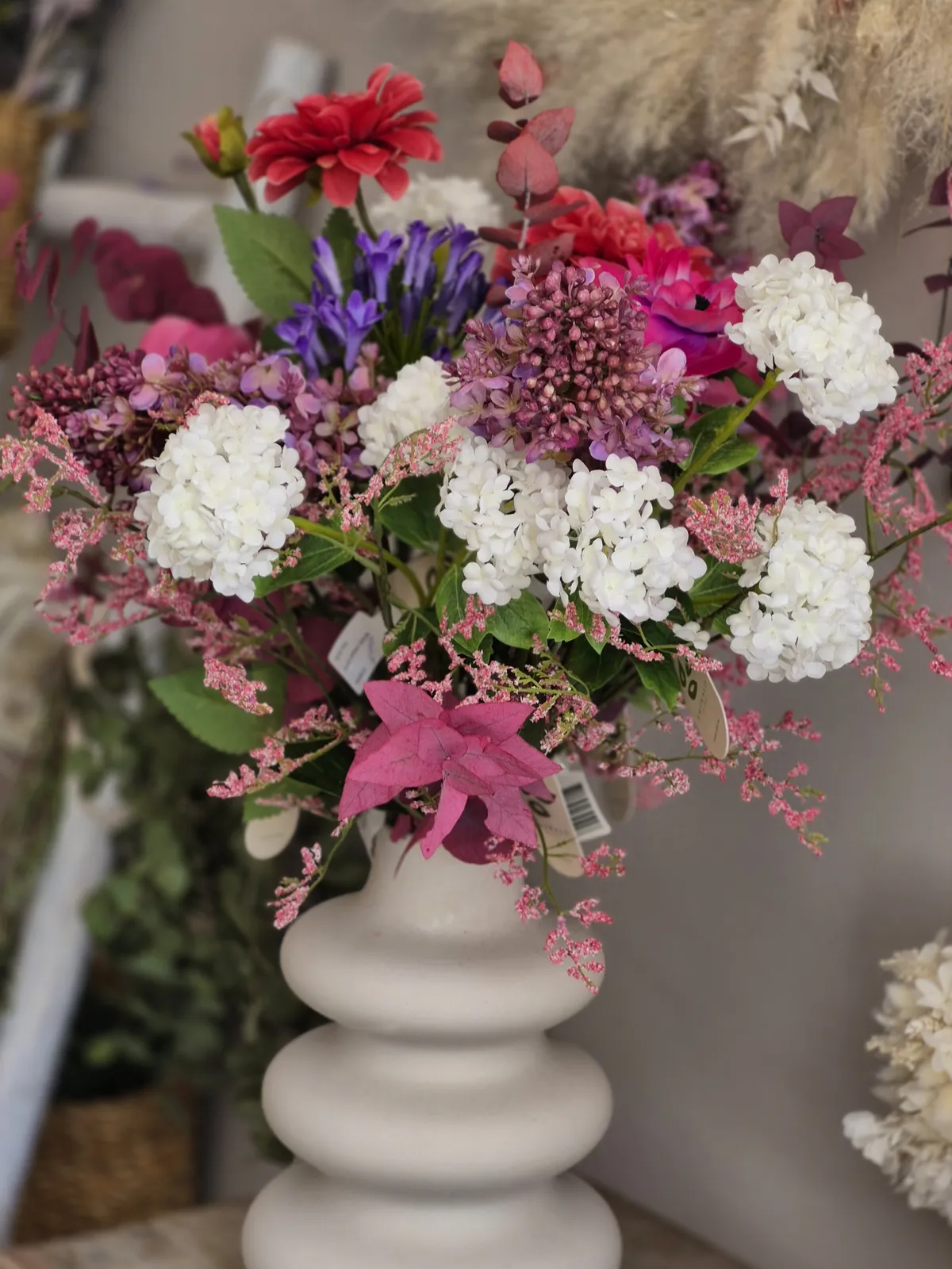 Composition de fleurs séchées sur-mesure