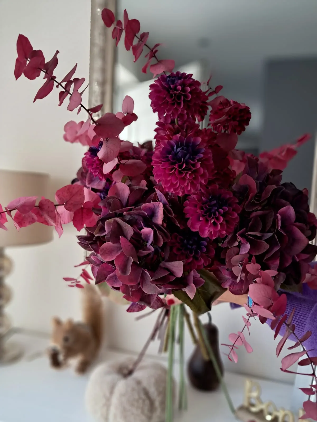 Bouquet de fleurs séchées