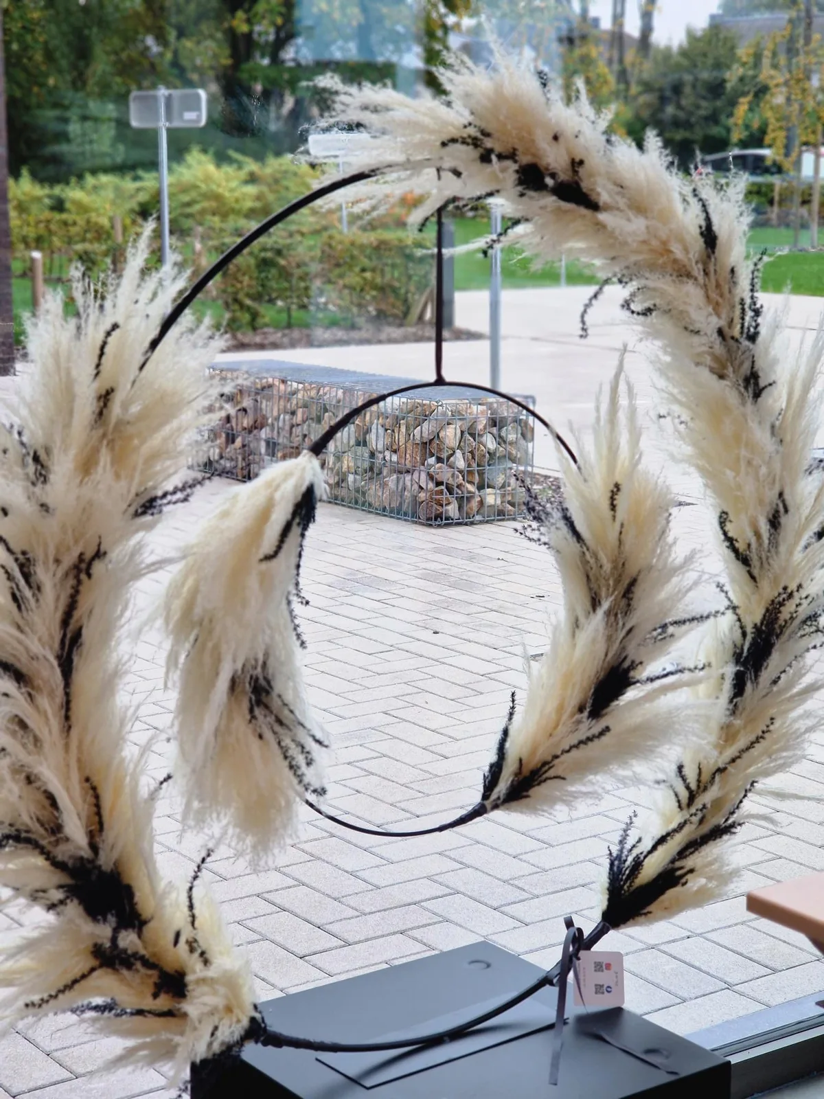 Couronne 1 m de diamètre vitrine commerce